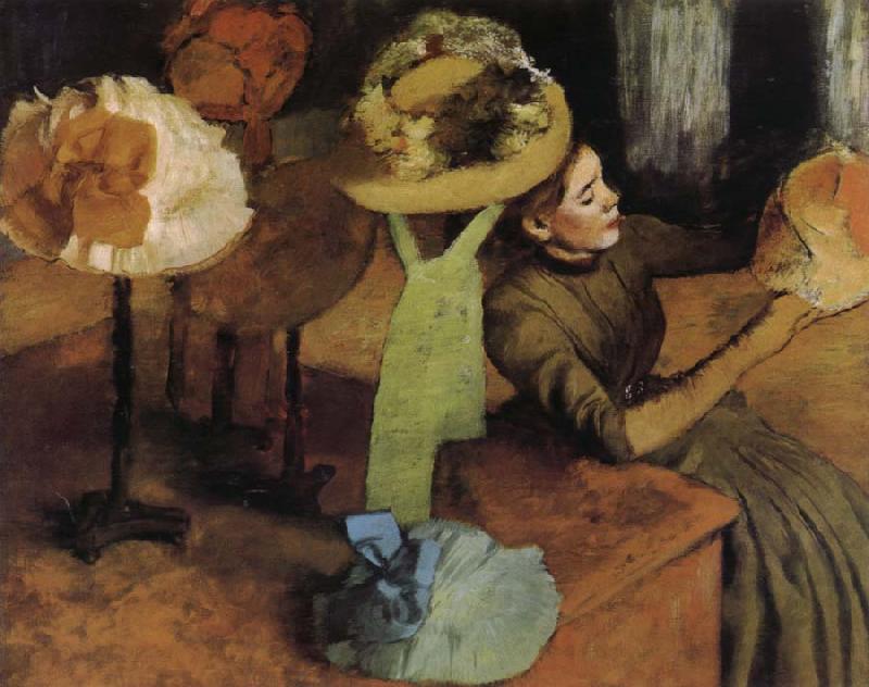 Edgar Degas The Store of  Millinery